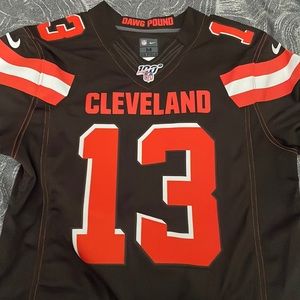 NWOT Browns Medium Authentic Jersey Beckham